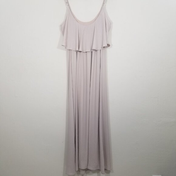 Show Me Your MuMu Caitlin Ruffle Maxi Dress Size M - Picture 5 of 7